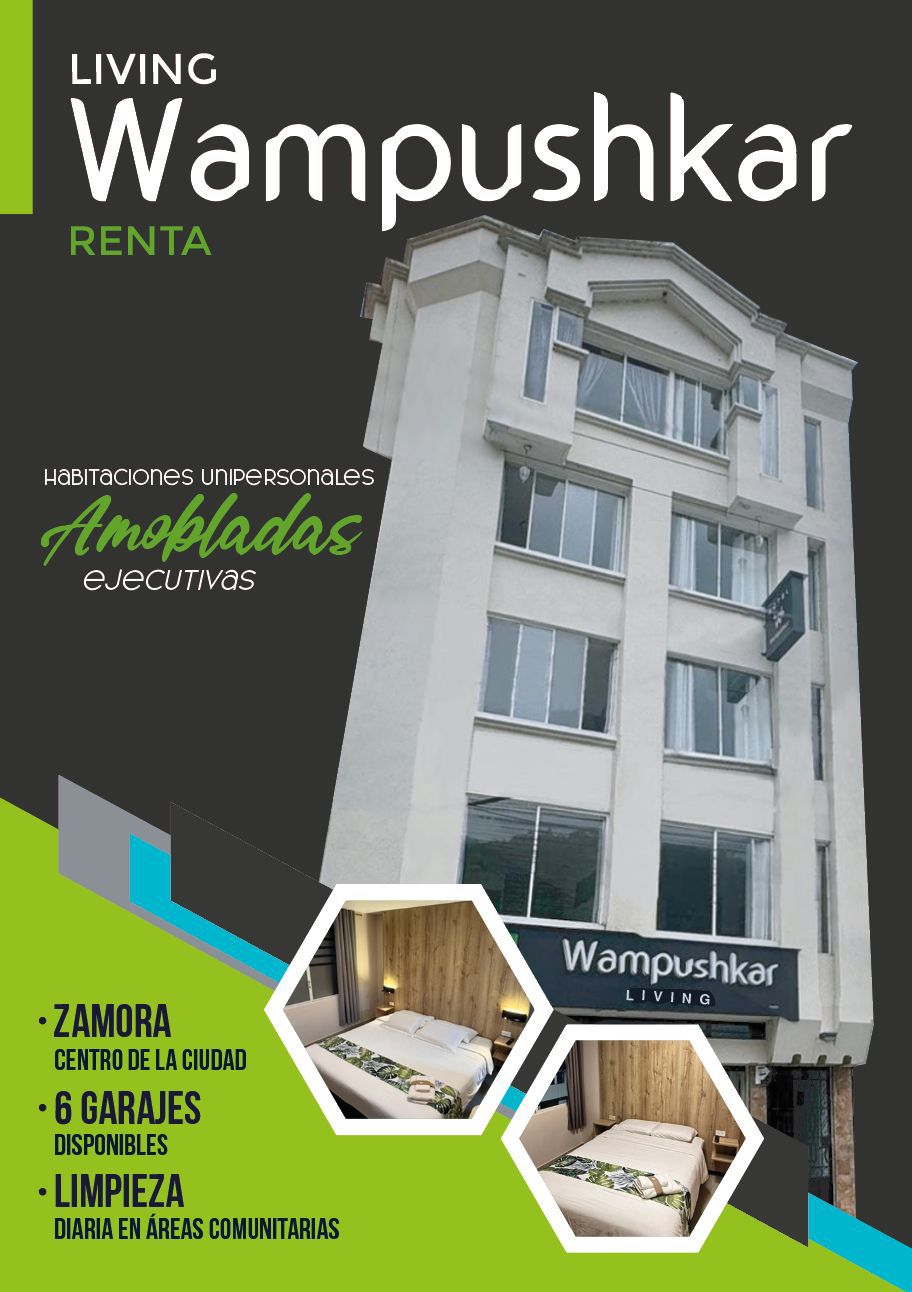 Habitación amoblada de lujo en Wampushkar Living Zamora